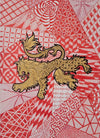 Pattern art -Photo paper with permanent marker pen's painting
