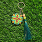 Mandala art key chain