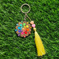 Mandala art key chain