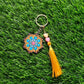 Mandala art key chain