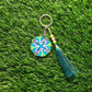 Mandala art key chain