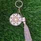 Mandala art key chain