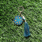 Mandala art key chain