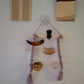 Macrame hanging-Hair clip holder