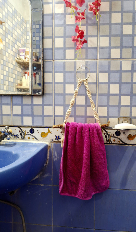 Macrame hanging-Napkin holder