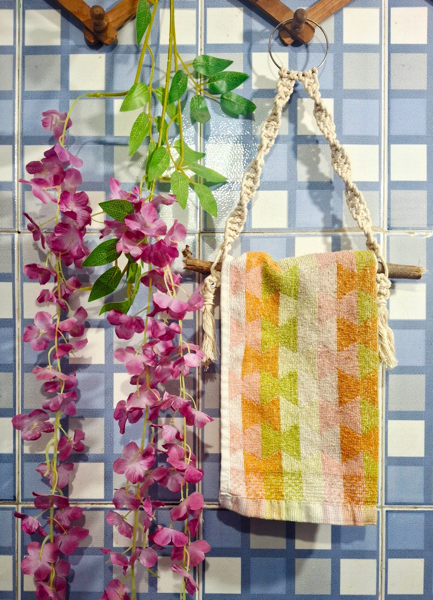 Macrame hanging-Napkin holder