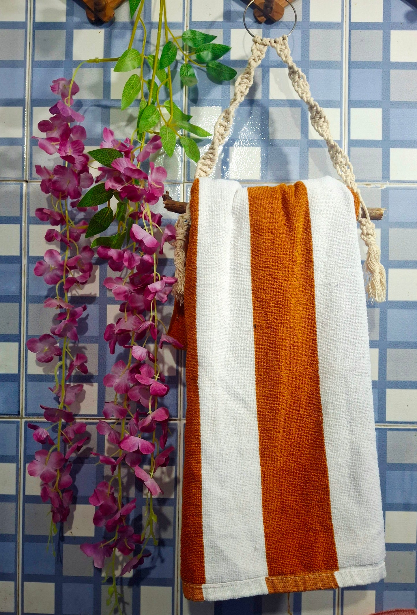 Macrame hanging-Napkin holder