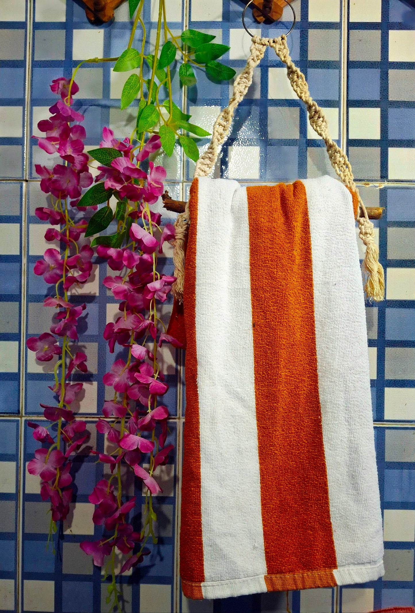 Macrame hanging-Napkin holder