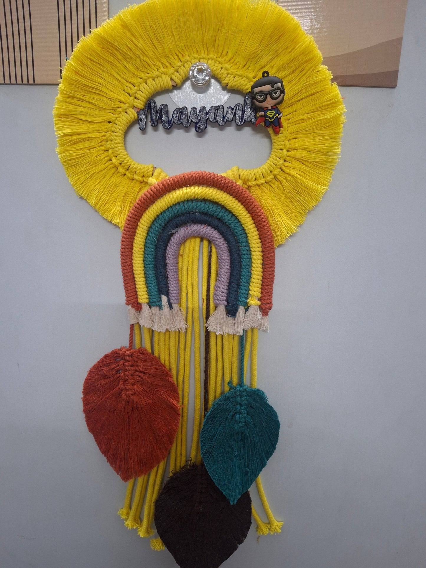Personalised name door hanging