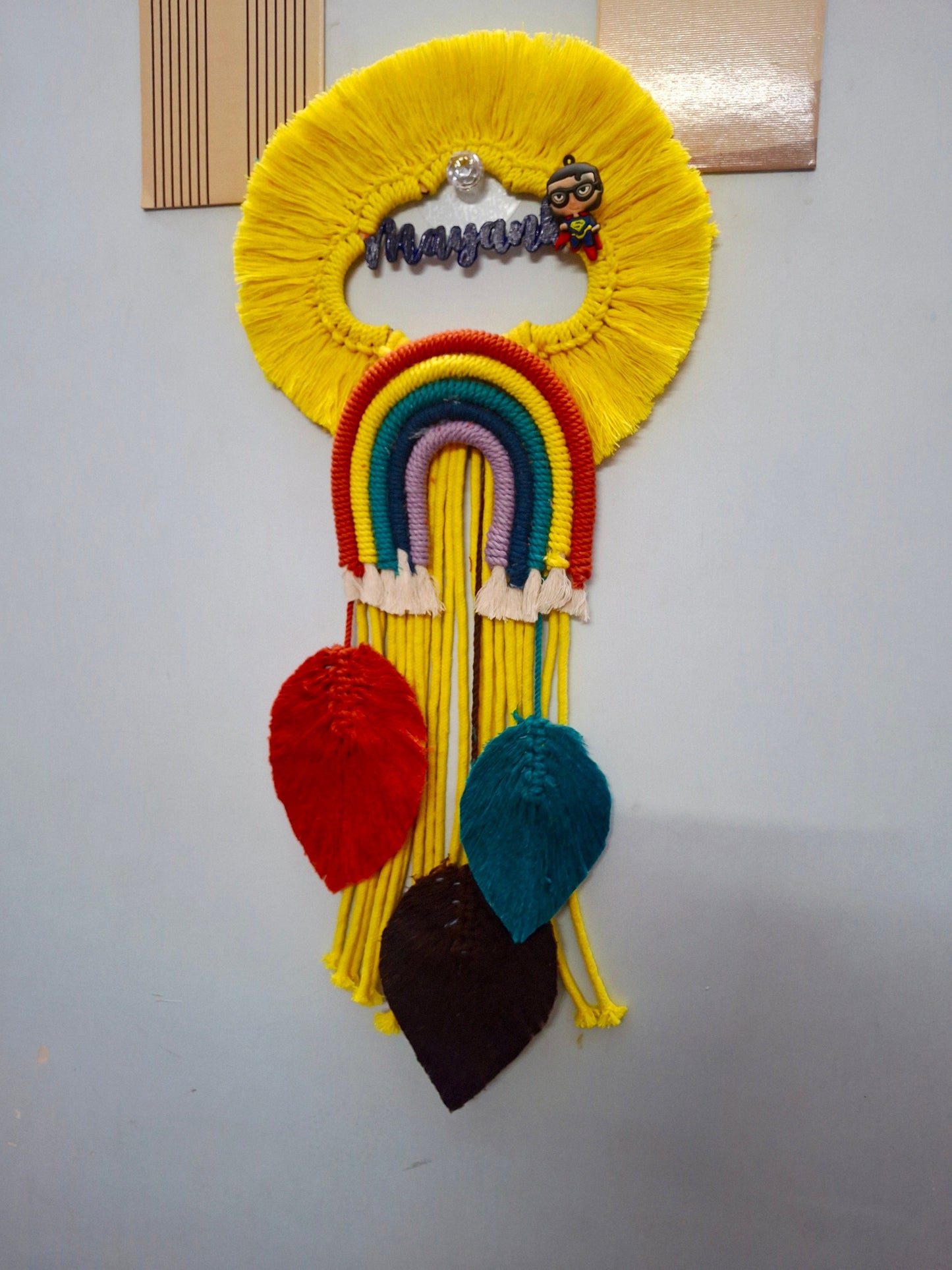 Personalised name door hanging