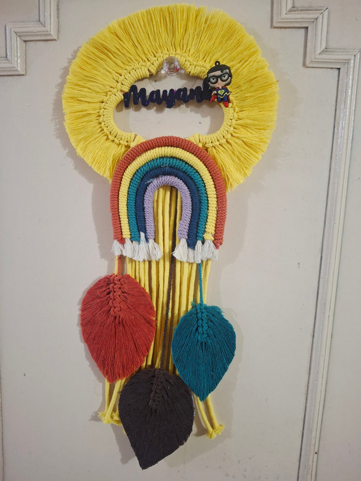 Personalised name door hanging