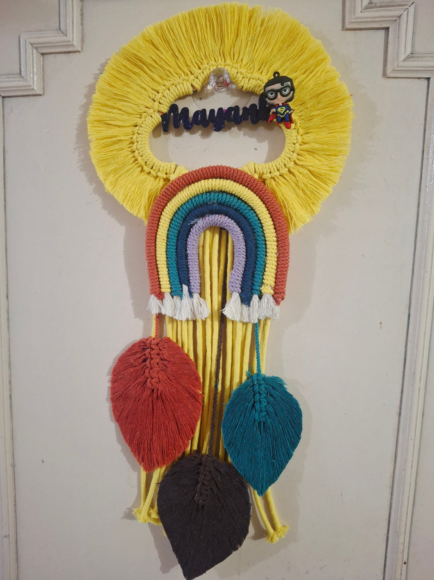 Personalised name door hanging