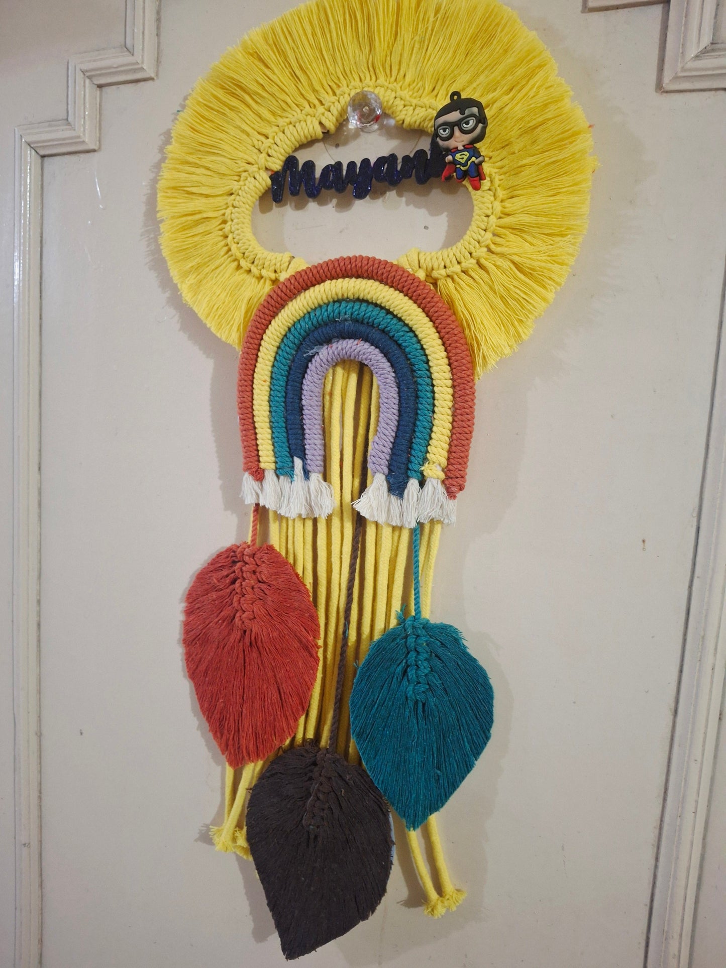 Personalised name door hanging
