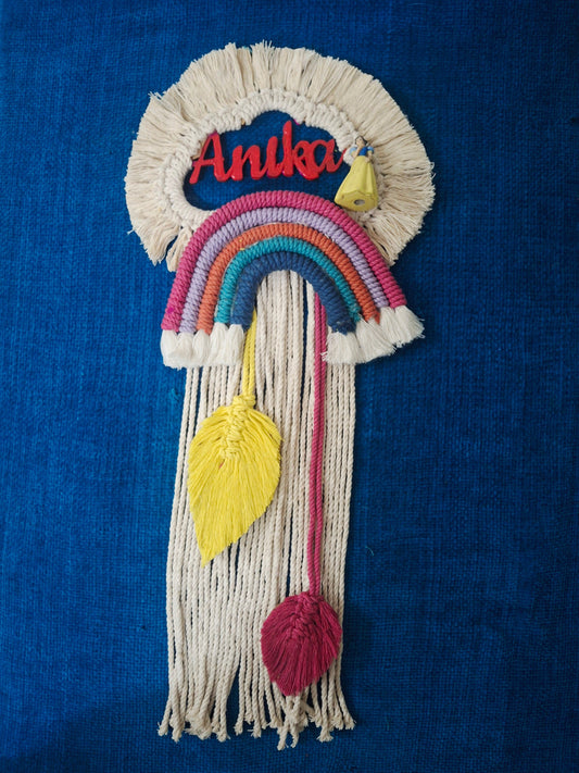 Personalised name door hanging