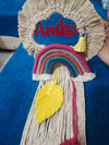Personalised name door hanging
