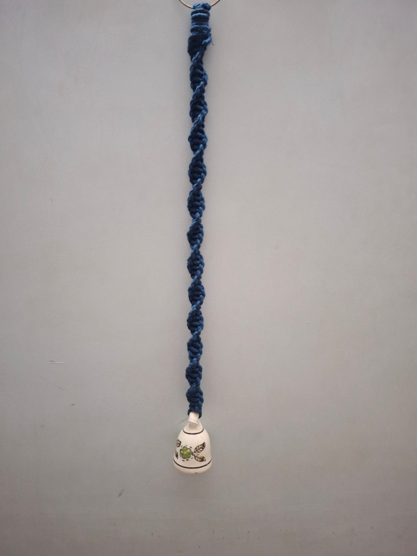 Macrame ceramic bells