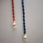 Macrame ceramic bells