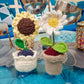 Crochet flower