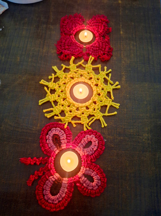Macrame Tealight holder