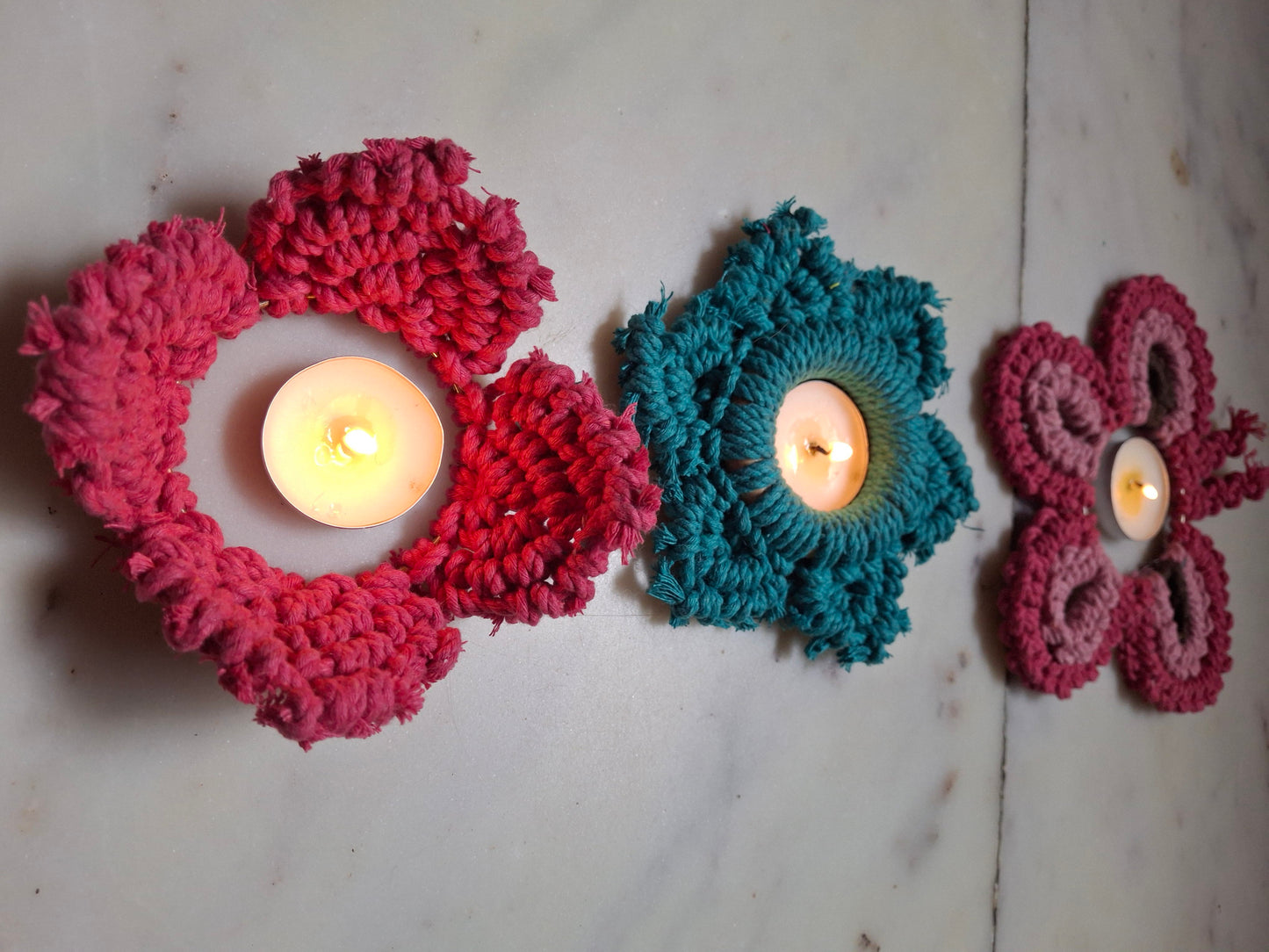 Macrame Tealight holder