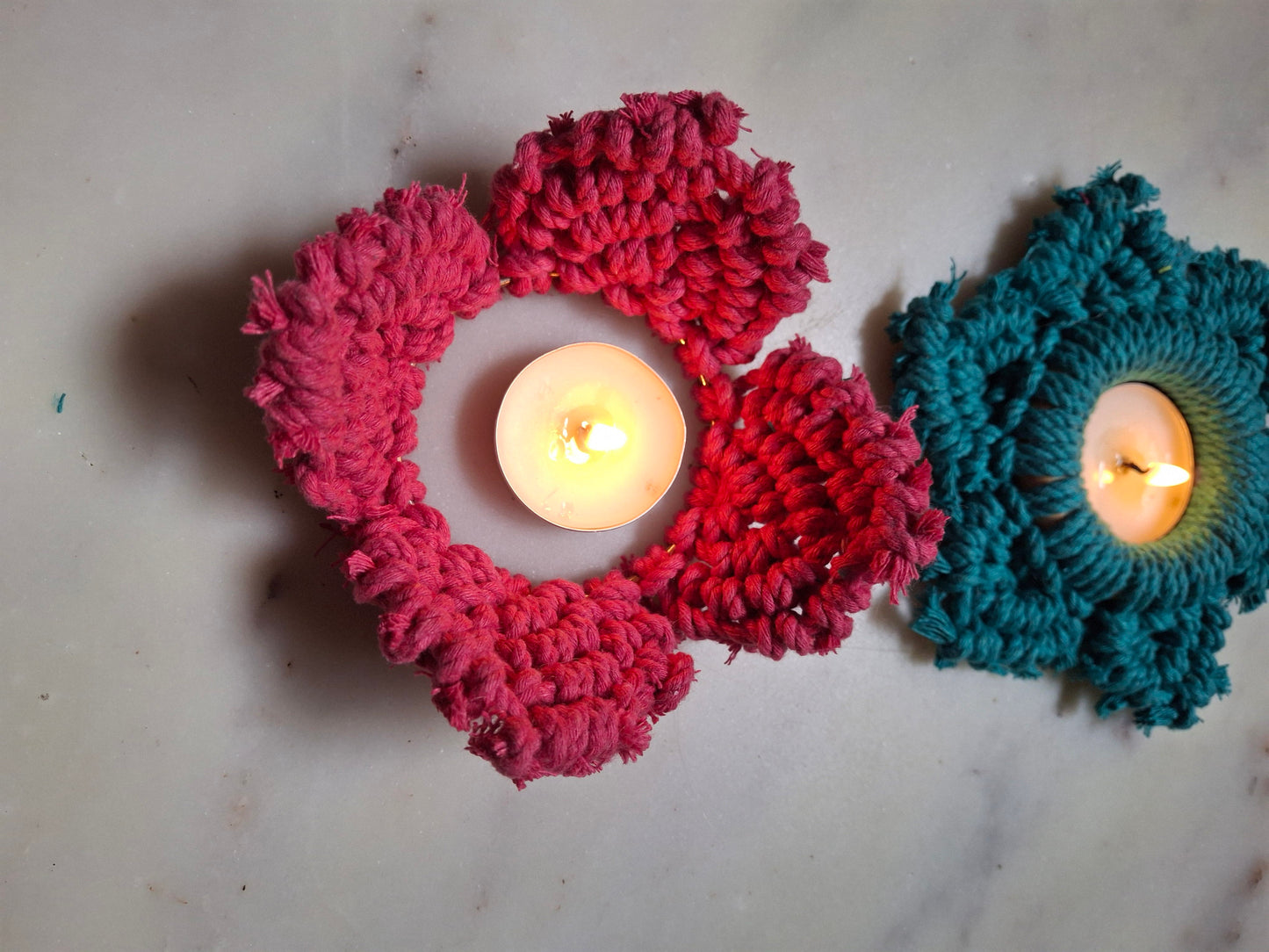 Macrame Tealight holder