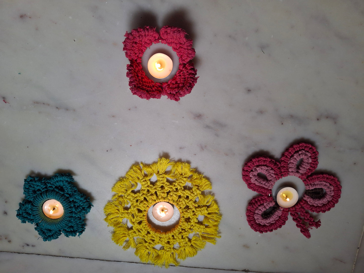 Macrame Tealight holder