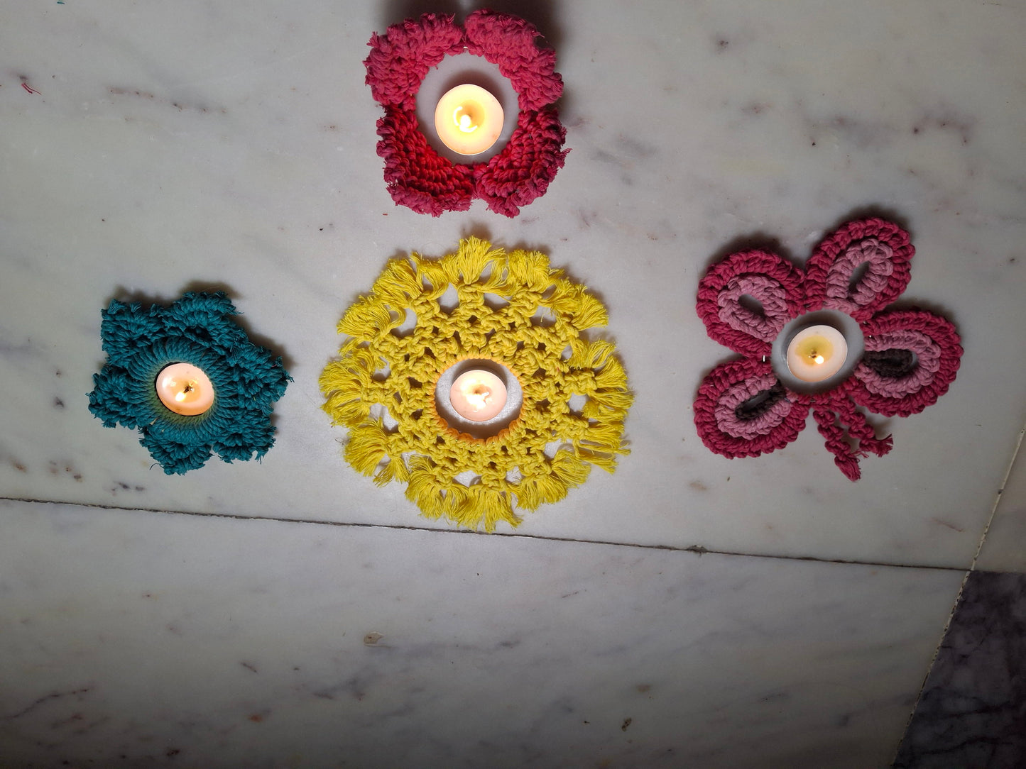 Macrame Tealight holder