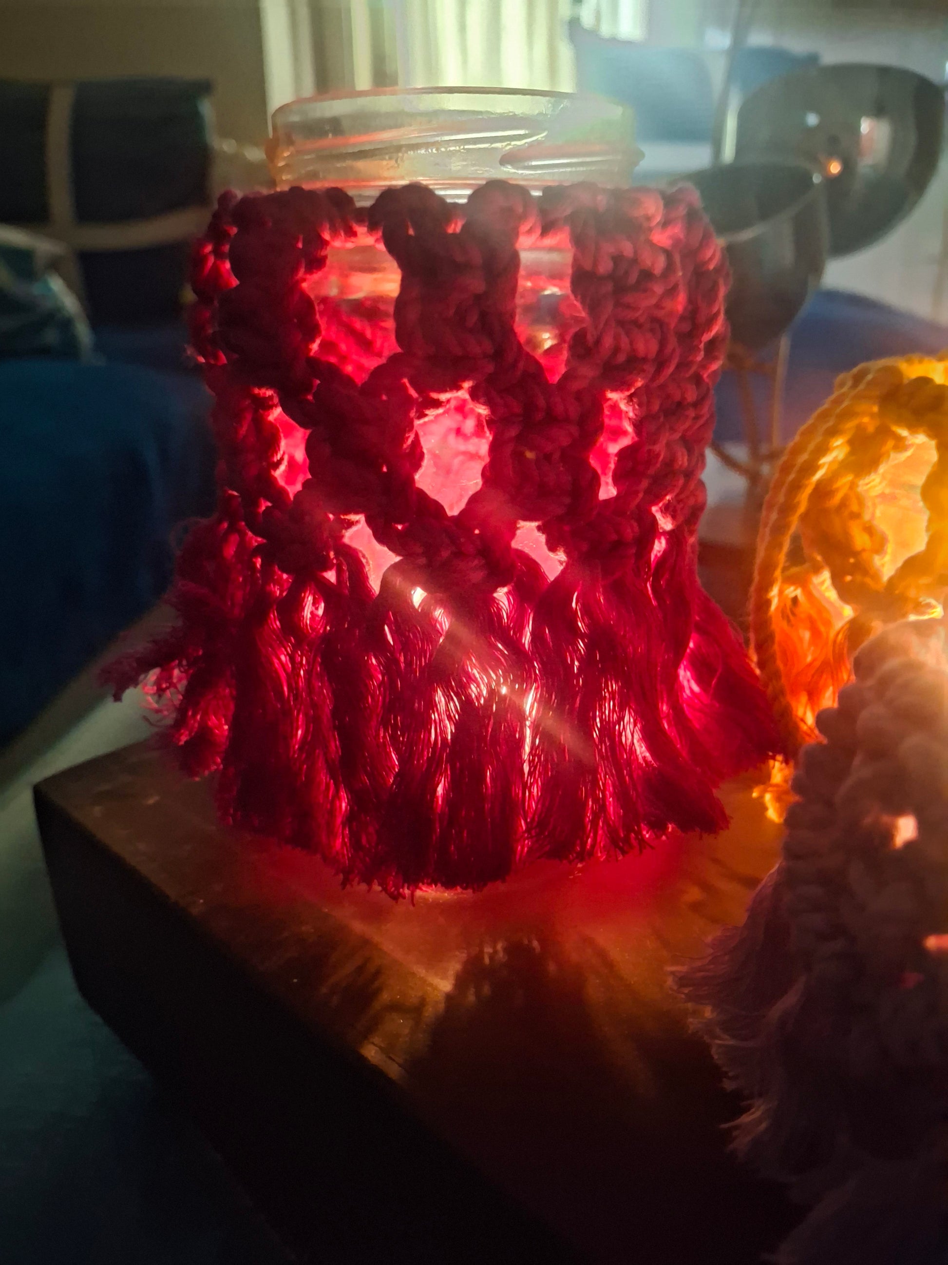 Macrame jar holder - Hunar Hatti