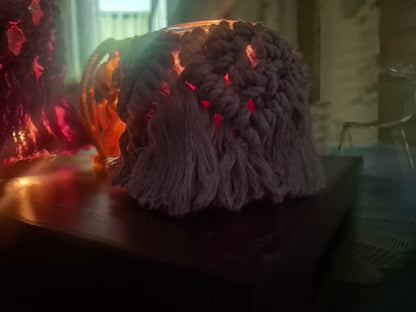 Macrame jar holder - Hunar Hatti