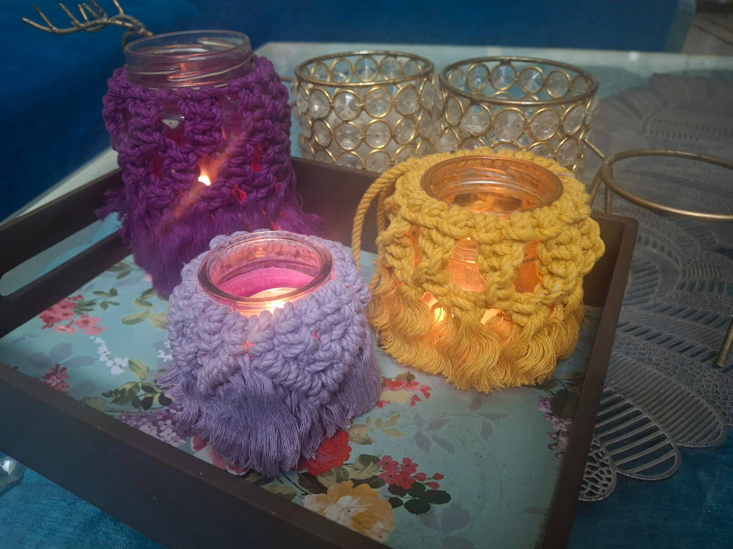 Macrame jar holder - Hunar Hatti