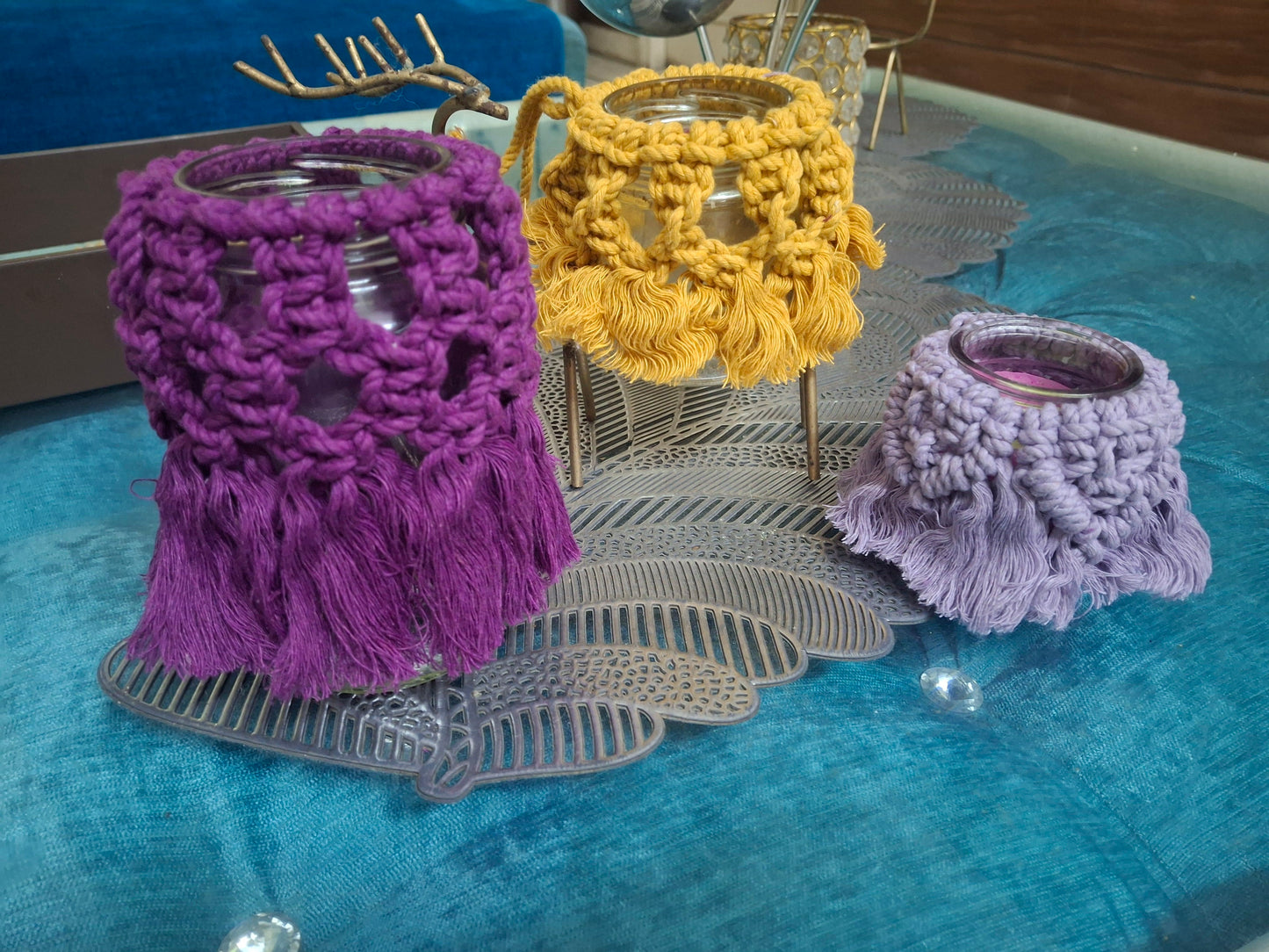 Macrame jar holder - Hunar Hatti