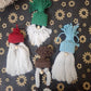 Macrame christmas gnomes - Hunar Hatti