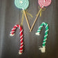 Macrame christmas ornaments-candy,candy cane - Hunar Hatti