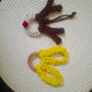 Macrame christmas ornaments-reindeer and bunny - Hunar Hatti