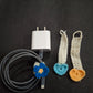 Crochet cord holder