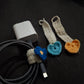 Crochet cord holder