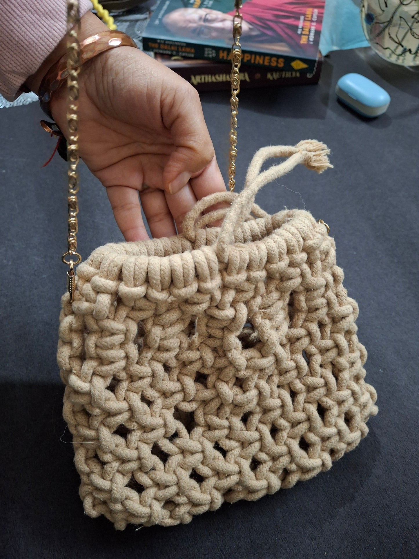 Macrame handbag/sling bag