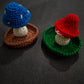 Crochet jewellery holder