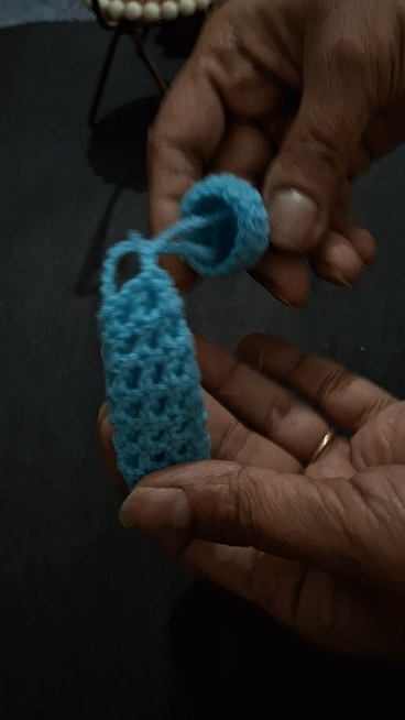Crochet Lipstick bag hanger