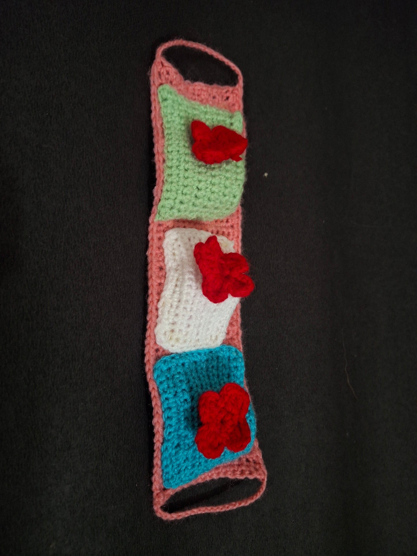 Unique two way Crochet tea cup cover cum stationary holder