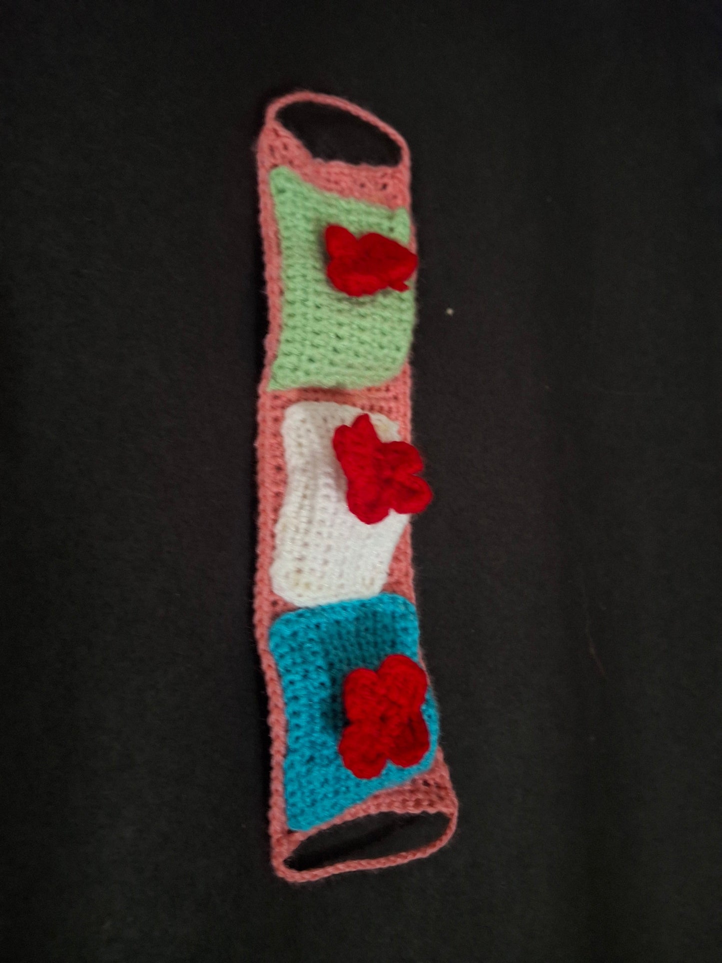 Unique two way Crochet tea cup cover cum stationary holder