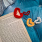 Crochet n macrame paperclip Book mark