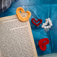 Crochet n macrame paperclip Book mark