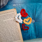 Crochet n macrame paperclip Book mark