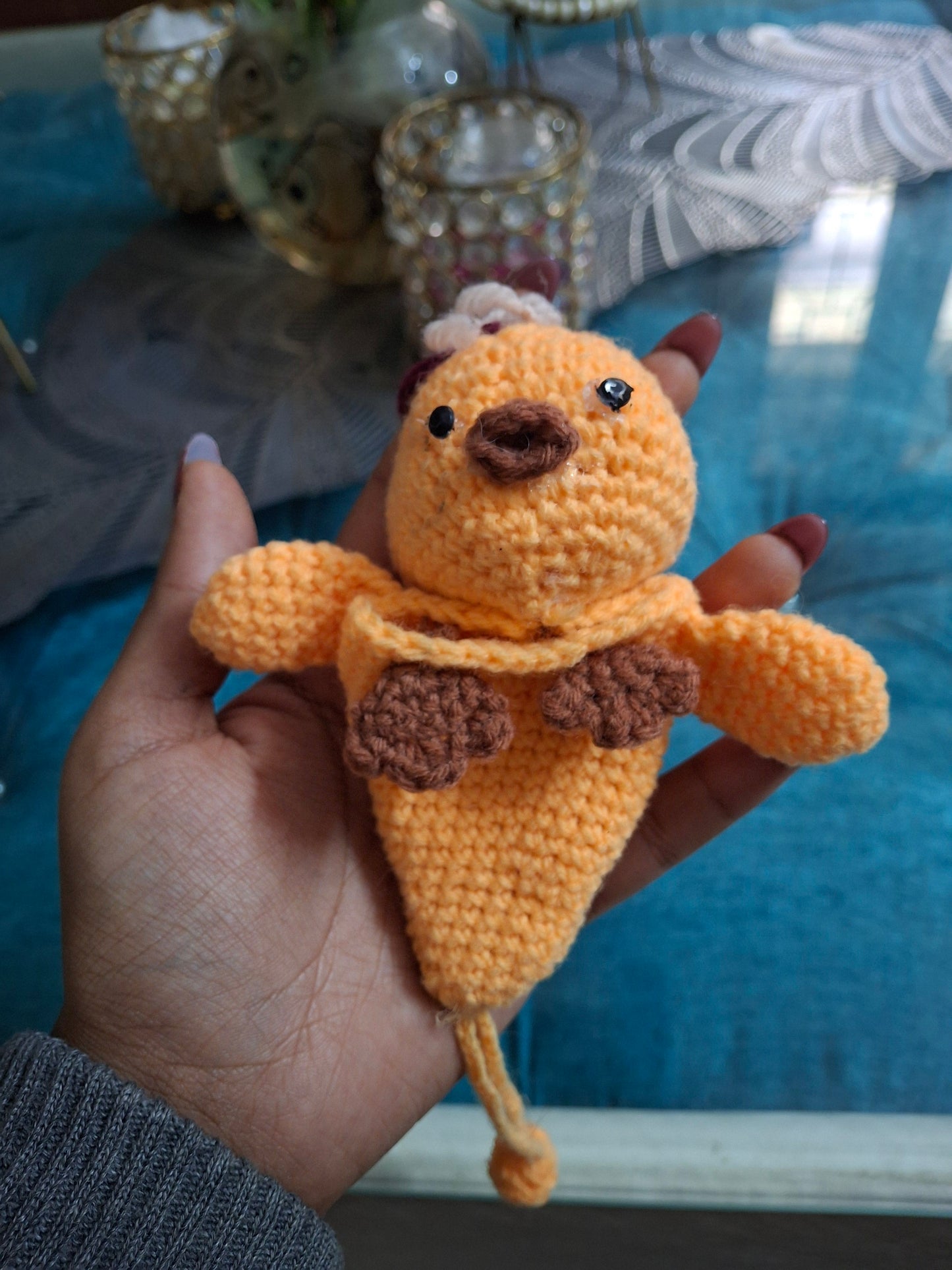 Crochet car key holder