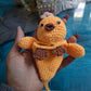Crochet car key holder