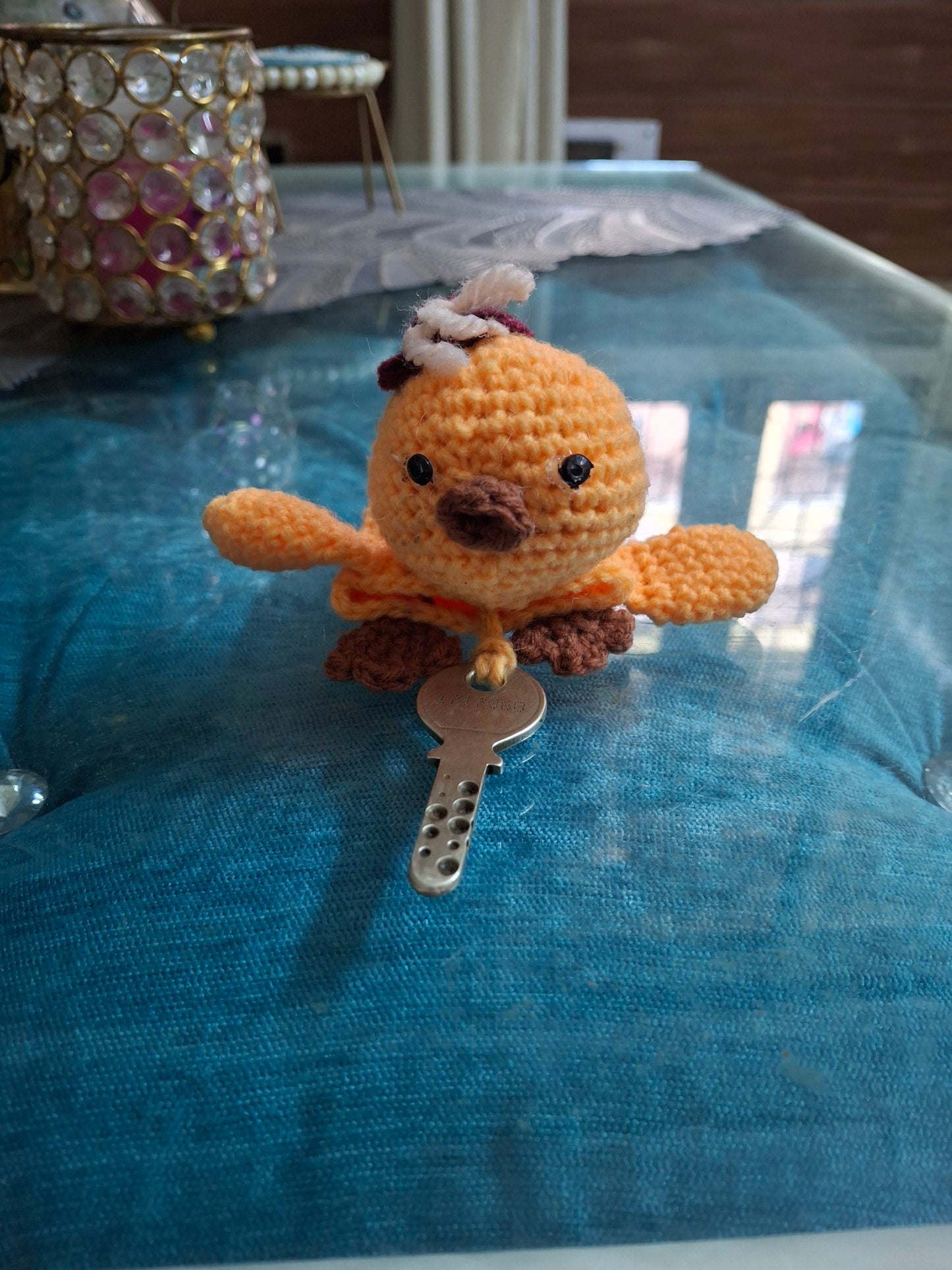 Crochet car key holder