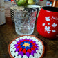 Crochet coasters