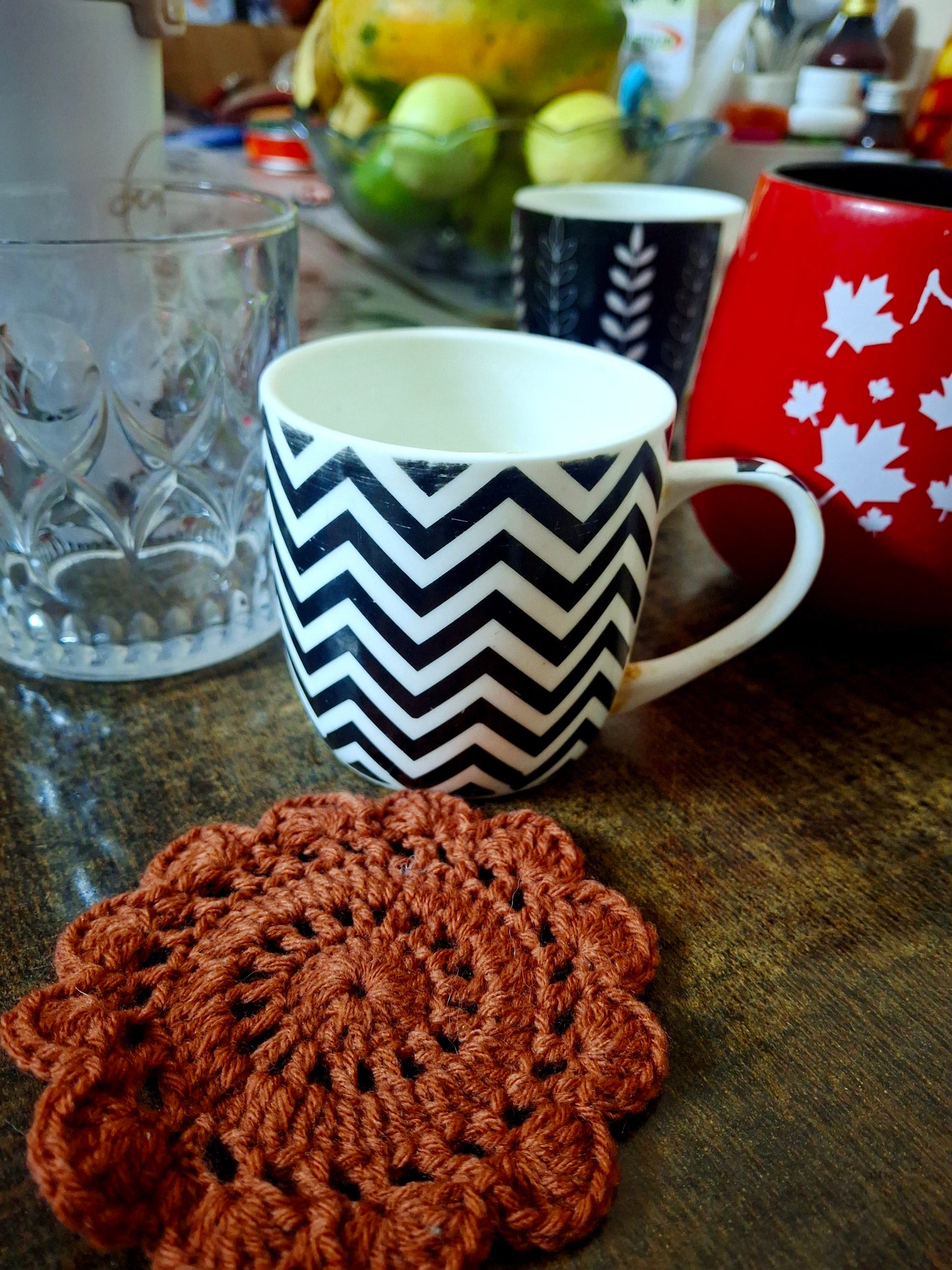 Crochet coaster small