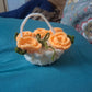 Crochet shagun basket/ gift bag/makeup case